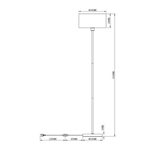 Торшер|Moderli|V2734-1F Room 1*E27*60W
