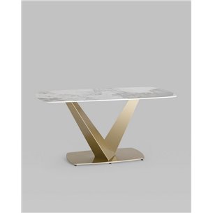 Обеденный стол|Stool Group|Аврора, 160*90, светлая керамика