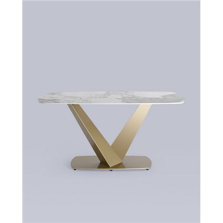 Обеденный стол|Stool Group|Аврора, 160*90, светлая керамика