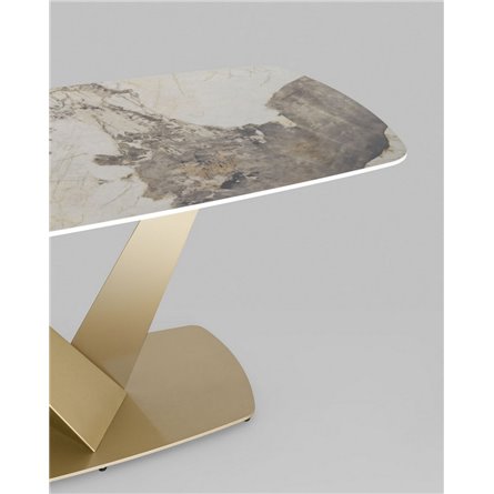 Обеденный стол|Stool Group|Аврора, 160*90, светлая керамика