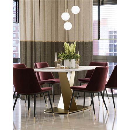 Обеденный стол|Stool Group|Аврора, 180*90, светлая керамика