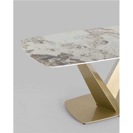 Обеденный стол|Stool Group|Аврора, 180*90, светлая керамика