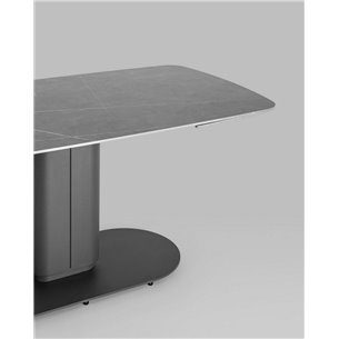 Обеденный стол|Stool Group|Глория раскладной, 170-250*90, керамика серый