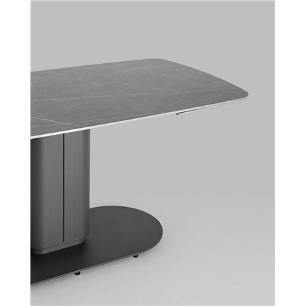 Обеденный стол|Stool Group|Глория раскладной, 170-250*90, керамика серый
