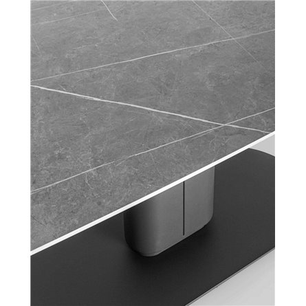 Обеденный стол|Stool Group|Глория раскладной, 170-250*90, керамика серый