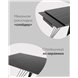 Обеденный стол|Stool Group|Пандора, раскладной, 160-240*90, темная керамика Обеденный стол|Stool Group|Пандора, раскладной, 160-240*90, темная керамика