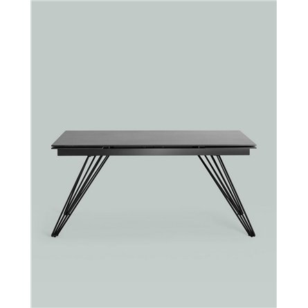 Обеденный стол|Stool Group|Пандора, раскладной, 160-240*90, темная керамика