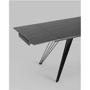 Обеденный стол|Stool Group|Пандора, раскладной, 160-240*90, темная керамика