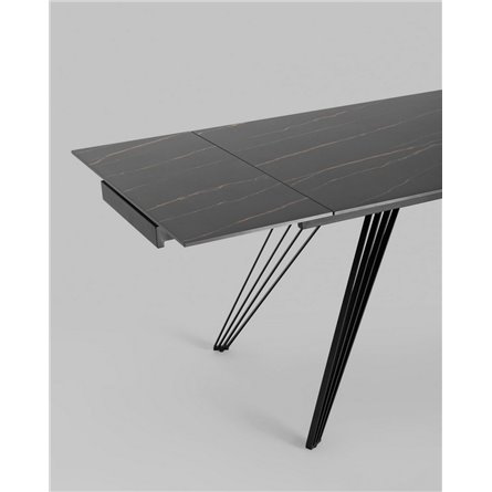 Обеденный стол|Stool Group|Пандора, раскладной, 160-240*90, темная керамика