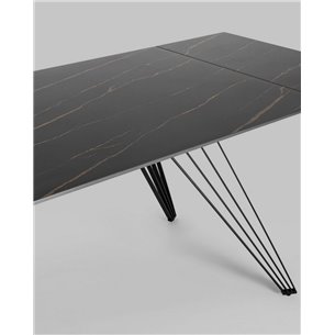Обеденный стол|Stool Group|Пандора, раскладной, 160-240*90, темная керамика