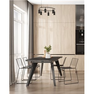 Обеденный стол|Stool Group|Пандора, раскладной, 180-280*90, темная керамика