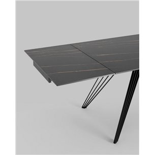 Обеденный стол|Stool Group|Пандора, раскладной, 180-280*90, темная керамика