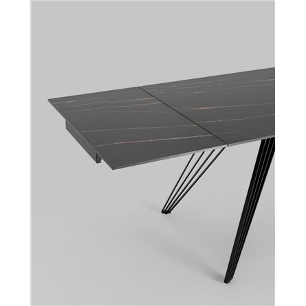 Обеденный стол|Stool Group|Пандора, раскладной, 180-280*90, темная керамика