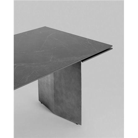 Обеденный стол|Stool Group|Селин раскладной, 160-240*90, темная керамика