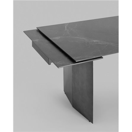 Обеденный стол|Stool Group|Селин раскладной, 160-240*90, темная керамика