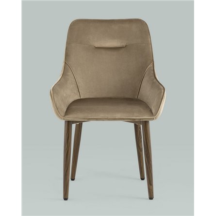 Стул|Stool Group|Диана велюр бежевый, обивка мебельный велюр