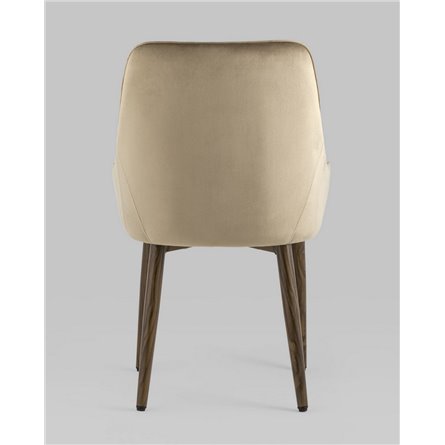 Стул|Stool Group|Диана велюр бежевый, обивка мебельный велюр