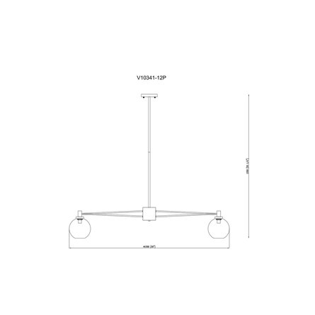Люстра|Moderli|Moderli V10341-12P Bizet подвесная