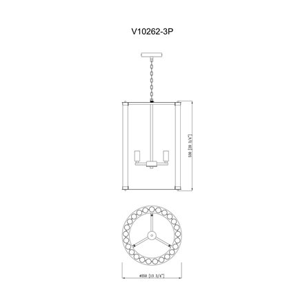 Светильник|Moderli|V10262-3P Crumbly подвесной