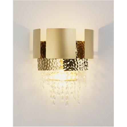 Бра|Moderli|в современном стиле для спальни, зала, коридора V8011-2W Olly хрусталь