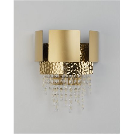 Бра|Moderli|в современном стиле для спальни, зала, коридора V8011-2W Olly хрусталь