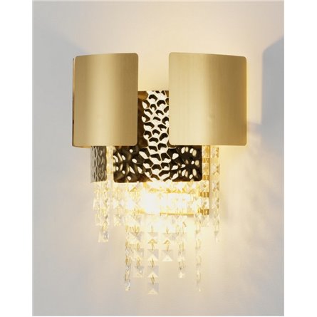 Бра|Moderli|в современном стиле для спальни, зала, коридора V8011-2W Olly хрусталь