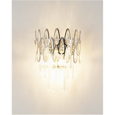 Бра|Moderli|в стиле модерн без плафонов V8041-2W May хрусталь