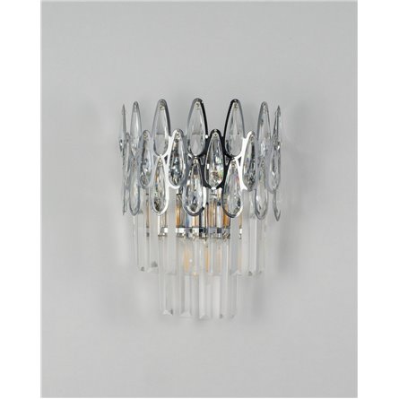 Бра|Moderli|в стиле модерн без плафонов V8041-2W May хрусталь