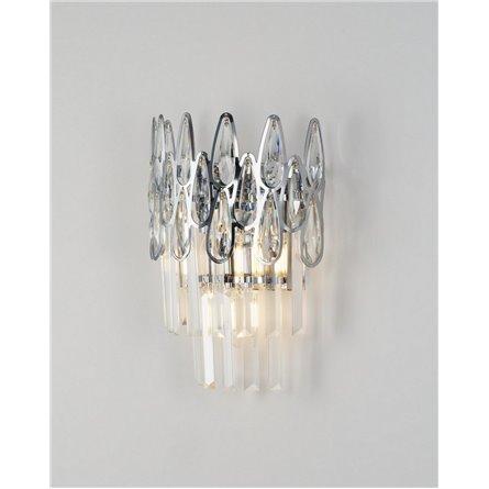 Бра|Moderli|в стиле модерн без плафонов V8041-2W May хрусталь