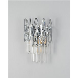 Бра|Moderli|в стиле модерн без плафонов V8041-2W May хрусталь
