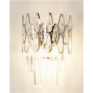 Бра|Moderli|в стиле модерн без плафонов V8041-2W May хрусталь