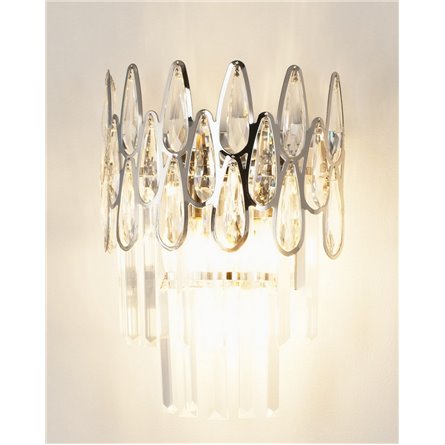 Бра|Moderli|в стиле модерн без плафонов V8041-2W May хрусталь