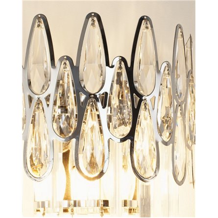 Бра|Moderli|в стиле модерн без плафонов V8041-2W May хрусталь