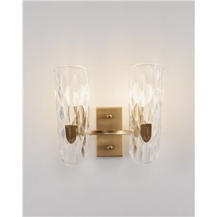 Бра|Moderli|в классическом стиле V8071-2W Beluce с прозрачными плафонами под хрусталь