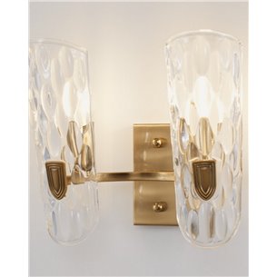 Бра|Moderli|в классическом стиле V8071-2W Beluce с прозрачными плафонами под хрусталь