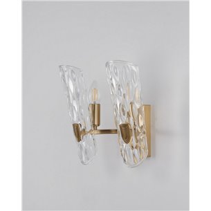 Бра|Moderli|в классическом стиле V8071-2W Beluce с прозрачными плафонами под хрусталь