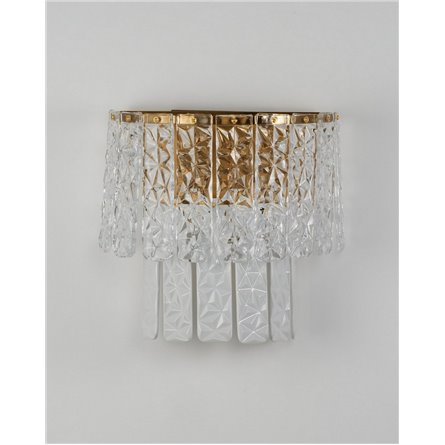 Бра|Moderli|в стиле модерн V8081-2W Alberto латунь полупрозрачное стекло