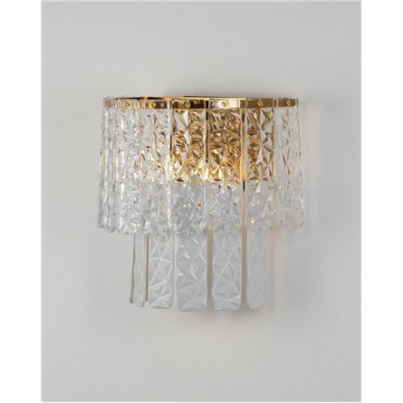 Бра|Moderli|в стиле модерн V8081-2W Alberto латунь полупрозрачное стекло