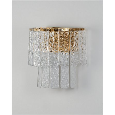 Бра|Moderli|в стиле модерн V8081-2W Alberto латунь полупрозрачное стекло