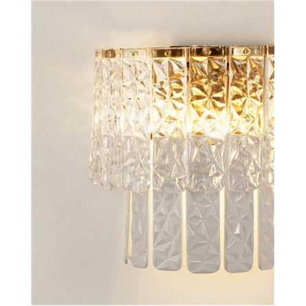 Бра|Moderli|в стиле модерн V8081-2W Alberto латунь полупрозрачное стекло