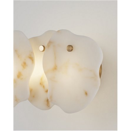 Бра|Moderli|в современном стиле V8092-WL Square со вставками из мрамора