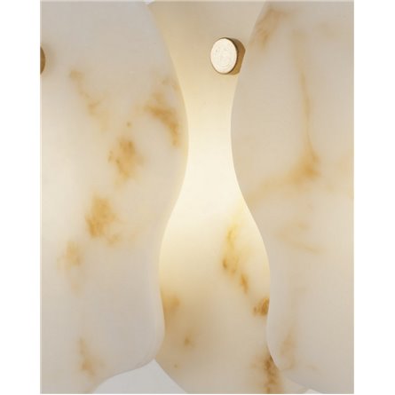 Бра|Moderli|в современном стиле V8092-WL Square со вставками из мрамора