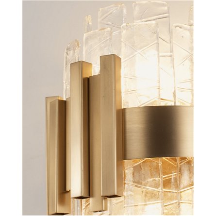 Бра|Moderli|в современном стиле V9011-2W Stasy латунь прозрачное стекло