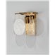 Бра|Moderli|в классическом стиле для спальни, коридора V9031-2W Classic латунь полупрозрачное стекло Бра|Moderli|в классическом стиле для спальни, коридора V9031-2W Classic латунь полупрозрачное стекло