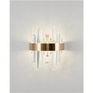 Бра|Moderli|в современном стиле V9081-WL Emanuel прозрачный хрусталь