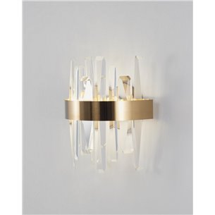 Бра|Moderli|в современном стиле V9081-WL Emanuel прозрачный хрусталь