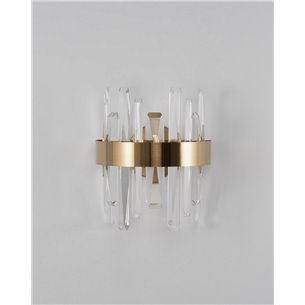 Бра|Moderli|в современном стиле V9081-WL Emanuel прозрачный хрусталь