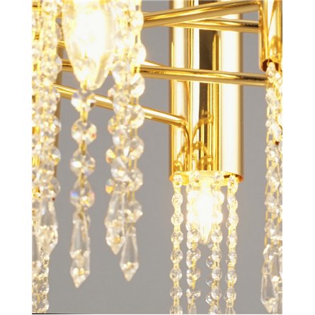 Люстра|Moderli|подвесная в современном стиле Moderli V10010-10P Klimand прозрачный хрусталь