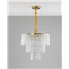 Люстра|Moderli|подвесная в стиле модерн Moderli V8080-6P Alberto латунь прозрачное стекло Люстра|Moderli|подвесная в стиле модерн Moderli V8080-6P Alberto латунь прозрачное стекло