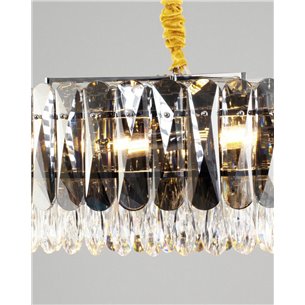 Люстра|Moderli|подвесная в стиле модерн Moderli V9040-8P Mery хрусталь хром